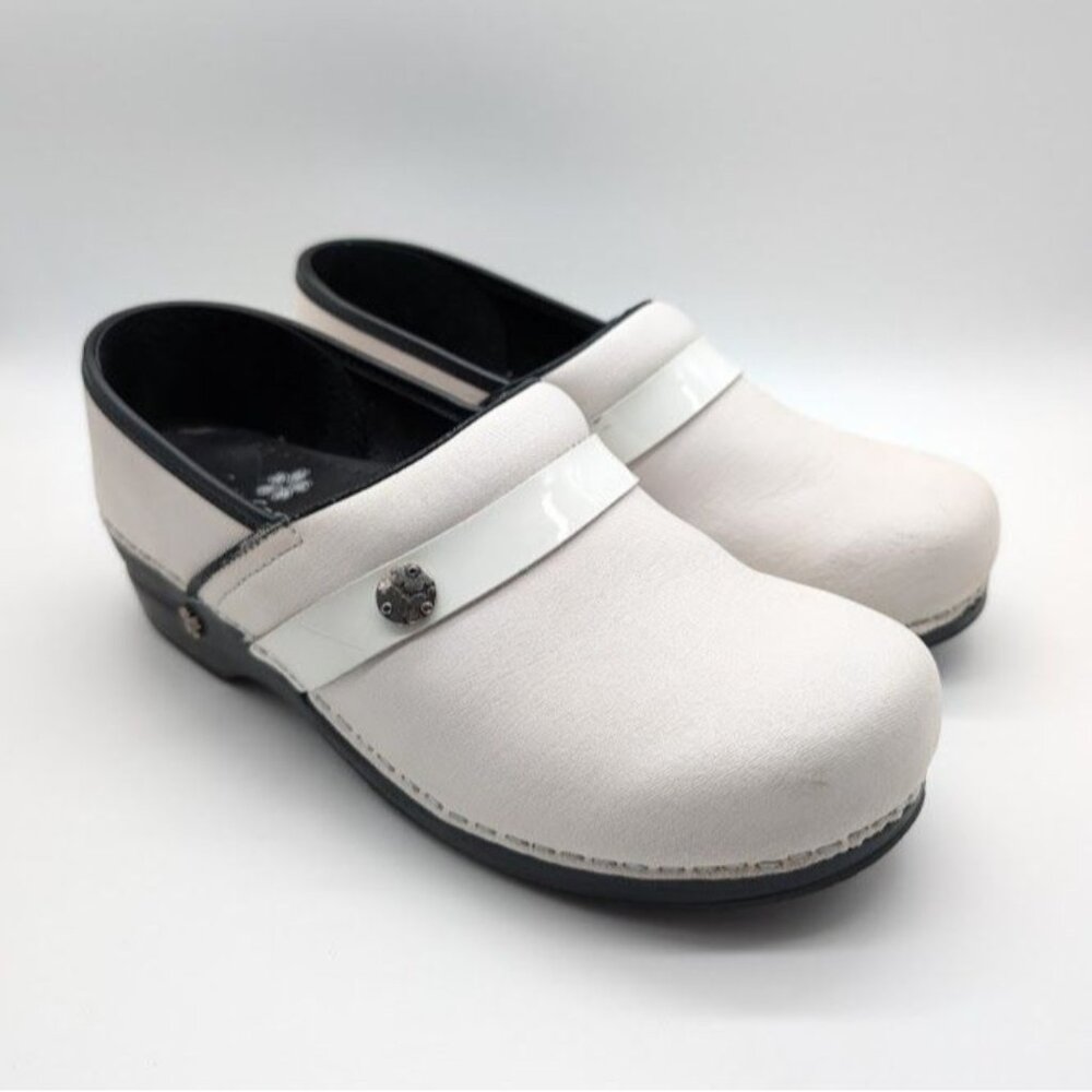 Koi by Sanita‎ Clogs Size US 10 EU 41 Professional Nursing Comfort Canvas Danish